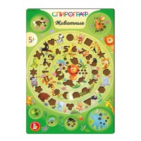 Игра развивающая Спирограф. Животные