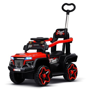 Электромобиль детский "Супер авто" (цвет красный)