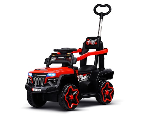 Электромобиль детский "Супер авто" (цвет красный)