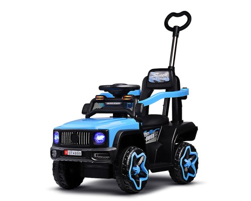 Электромобиль детский "Супер авто" (цвет голубой)