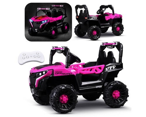 Электромобиль детский "Внедорожник" (цвет розовый)