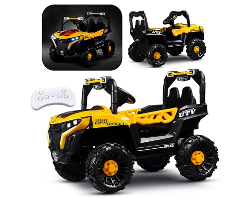 Электромобиль детский "Внедорожник" (цвет желтый)