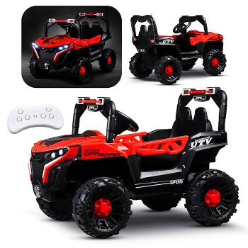 Электромобиль детский "Внедорожник" (цвет красный)