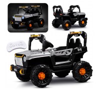 Электромобиль детский "Джип" (цвет серый)