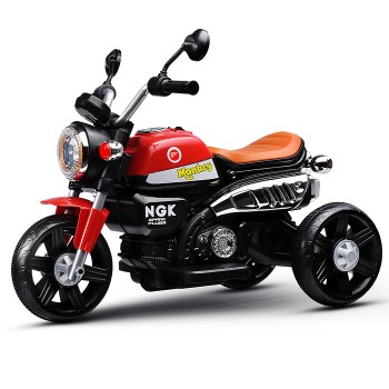 Электромобиль детский "Байк" (цвет красный)