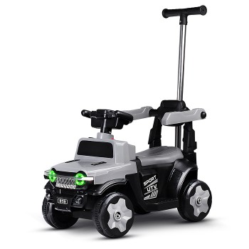 Электромобиль детский "Джип" (цвет серый)