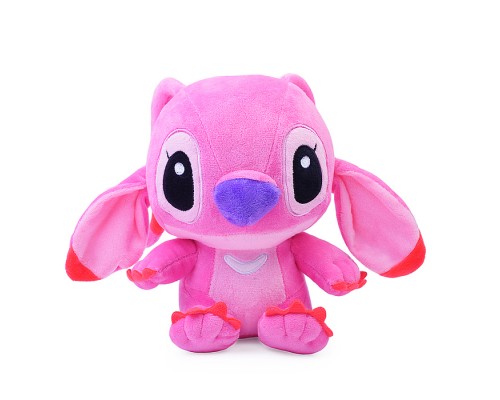 Розовый стич 20см., озвучен, в пакете