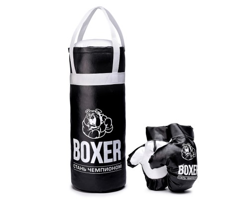 Боксерский набор №3 50см (черный)