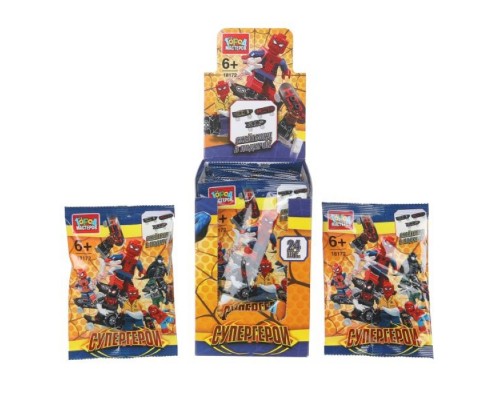 Конструктор фигурки "Супергерои" в пакете