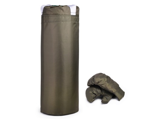 Набор детский игровой (перчатки, груша 70 см.) Оксфорд (хаки)