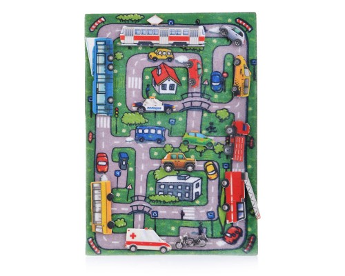Веселые машинки с игровым полем, фетр