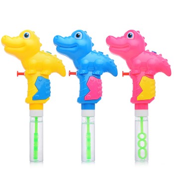 Мыльные пузыри "Крокодил" стреляет водой, 23 см.