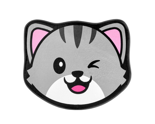 Коврик плюшевый c эффектом памяти "Кот" 50x60см