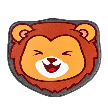 Коврик плюшевый c эффектом памяти "Лев" 50x60см