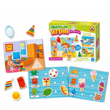 Умные игры на липучках. "Изучаем фигуры"