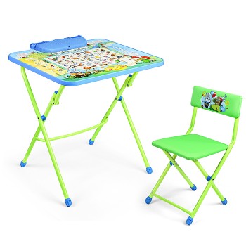 Комплект "Веселая азбука (стол+пенал+стул мягк.)