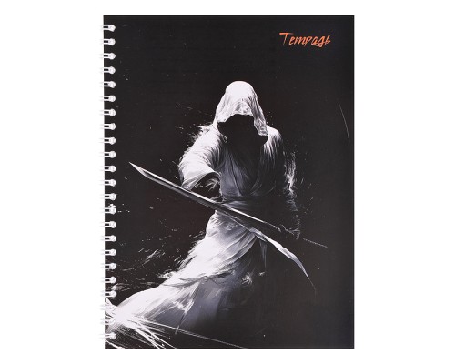 Тетрадь 48л. линейка "Таинственный воин" на гребне