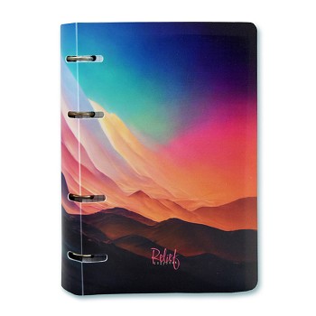 Тетрадь 80л. "Яркий мир" А5 на кольцах