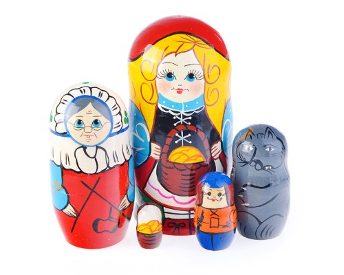 Матрешка Сказка Красная Шапочка