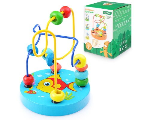 Лабиринт "Рыбка" цветной вид 2