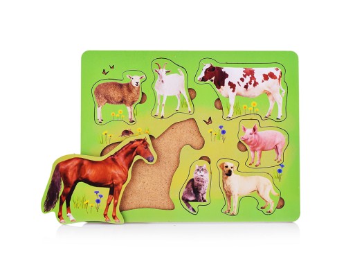 Рамка вкладыш "Домашние животные"