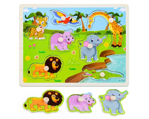 Пазл-вкладыш "Африка"