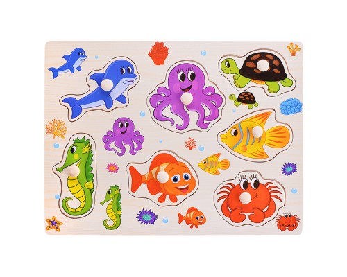 Пазл-вкладыш "Подводный мир"
