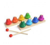 Набор деревянных восьмитоновых колокольчиков