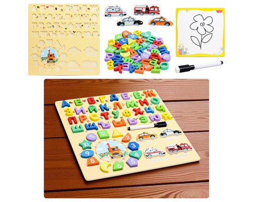 Игра развивающая "Алфавит+цифры"