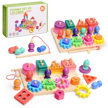 Игра развивающая 3 в 1 "Рыбалка"