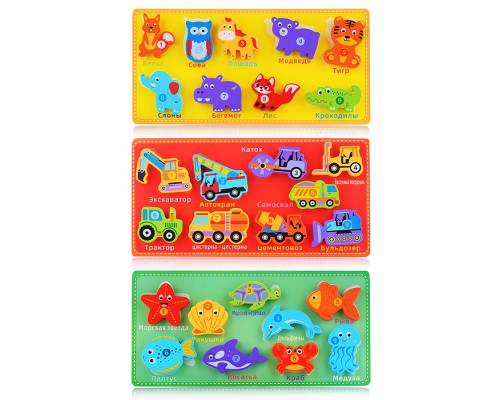 Пазл-вкладыш "Ассорти"