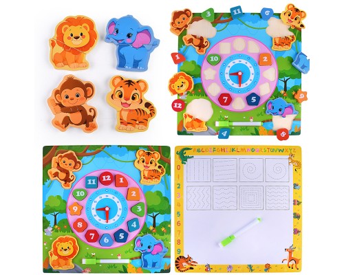 Пазл-вкладыш "Изучаем время. Африка"