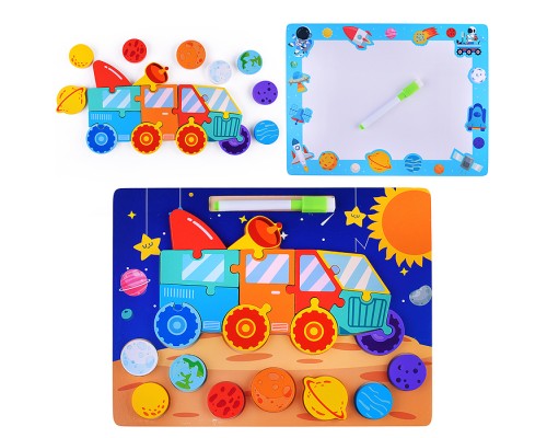 Пазл-вкладыш "Космо-мобиль"