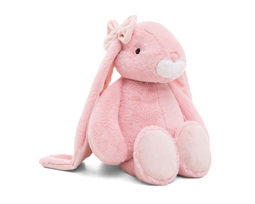 Зайка Молли, 28см сидя, пудровый