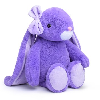 Зайка Молли, 28см, сидя, сиреневый