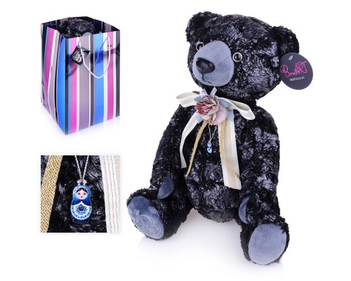 Медведь БернАрт-серебряный (металлик) (В1)