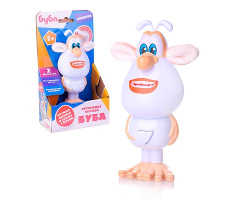 Обучающая фигурка Буба (музыкальная сказка, песни. текстильные элементы. свет) в коробке