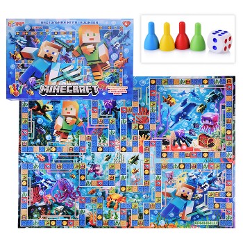 Настольная игра-ходилка "По мотивам Minecraft"