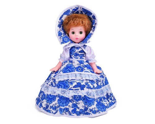 Кукла Чайница Гжель, в пакете