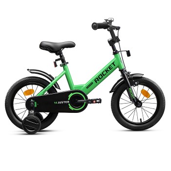 Велосипед 14" Rocket Juster, цвет зеленый