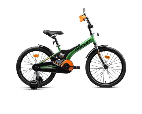 Велосипед 20" Rocket Phoenix, цвет зеленый