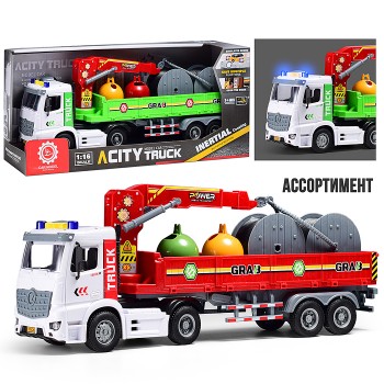 Машина "АвтоСила" на батарейках, в коробке