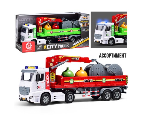 Машина "АвтоСила" на батарейках, в коробке