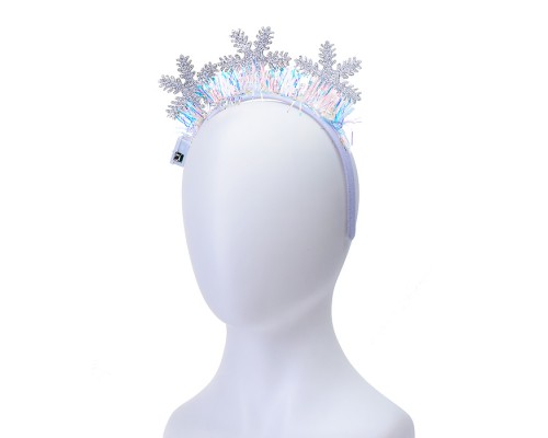 Ободок карнавальный "Снежинка"