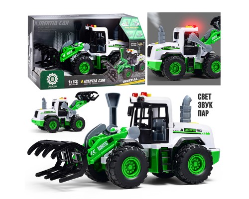 Трактор "СельхозМастер" на батарейках, в коробке