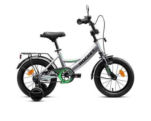Велосипед 14" Rocket Gem, цвет серый
