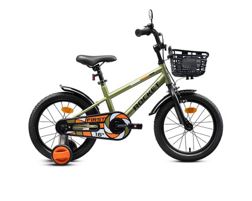Велосипед 16" Rocket First, цвет хаки