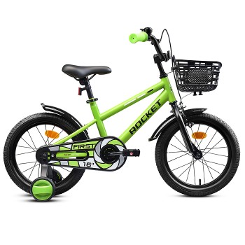 Велосипед 16" Rocket First, цвет зеленый