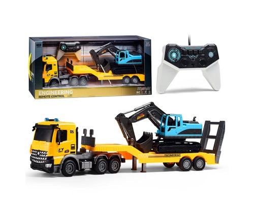 Машина "Спецтехника" р/у, MHz (цвет жёлтый) в коробке