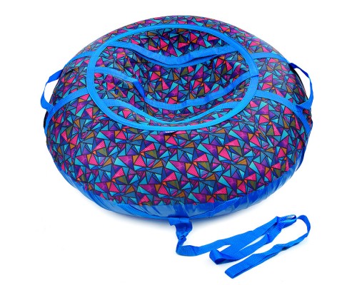 Санки-ватрушка, серия "Принт", 70см, принт "Градиент"